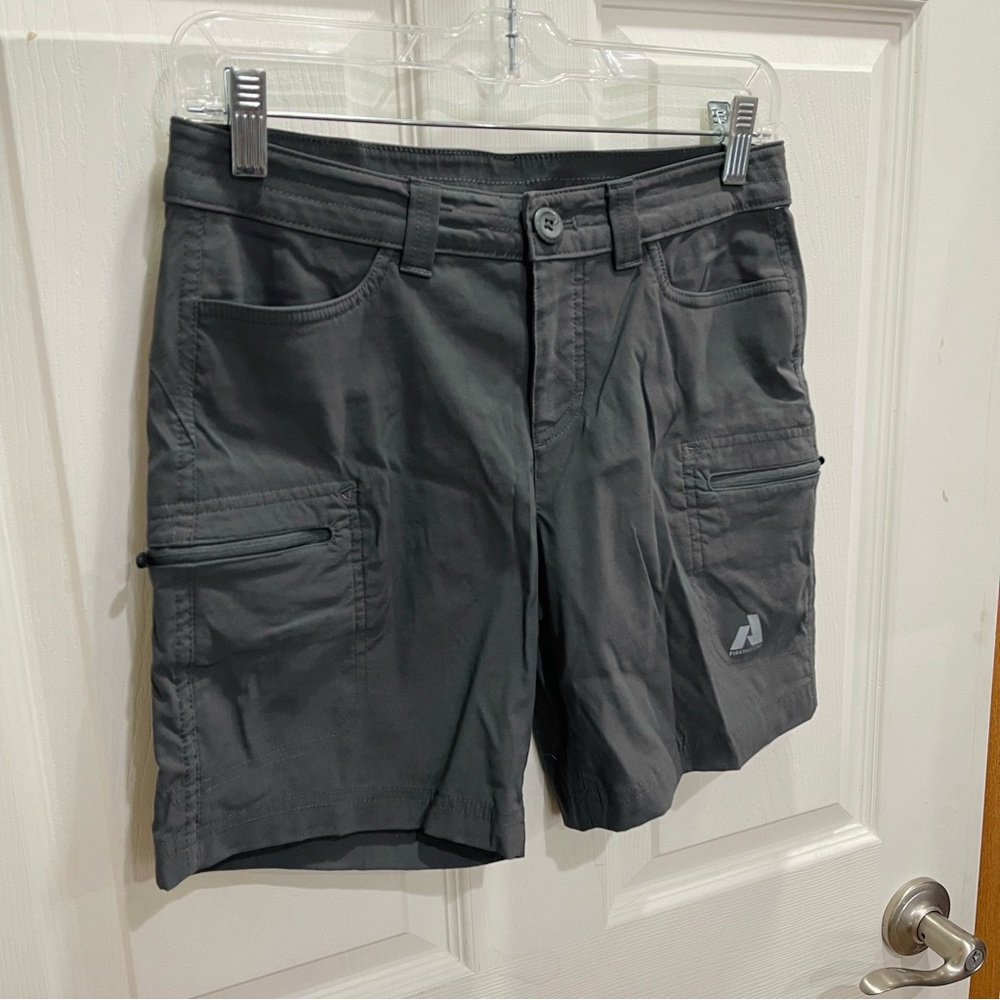 Eddie Bauer Gray First Ascent Women's Size 2 Shorts Outdoor Mountain Hiking